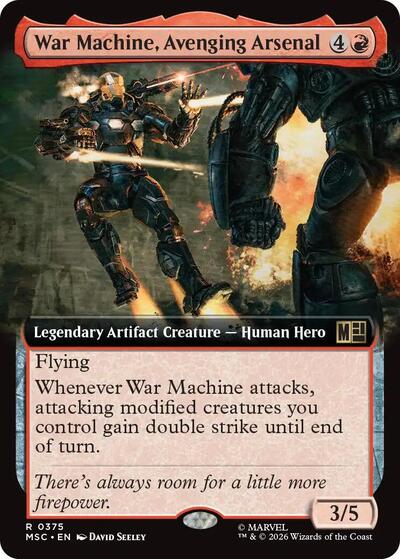 War Machine Avenging Arsenal Extended Art|1|0|0.00