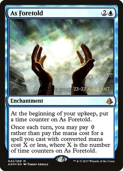 As Foretold (Promos: Prerelease Cards) Near Mint Foil