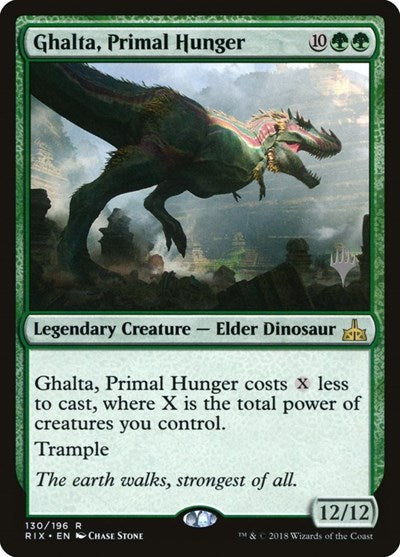 Ghalta, Primal Hunger (Promo Pack: Core Set 2020) Light Play Foil