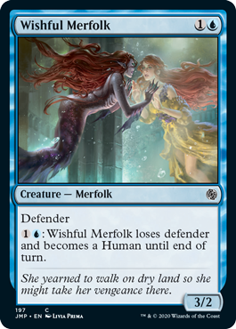 Wishful Merfolk (Jumpstart) Light Play