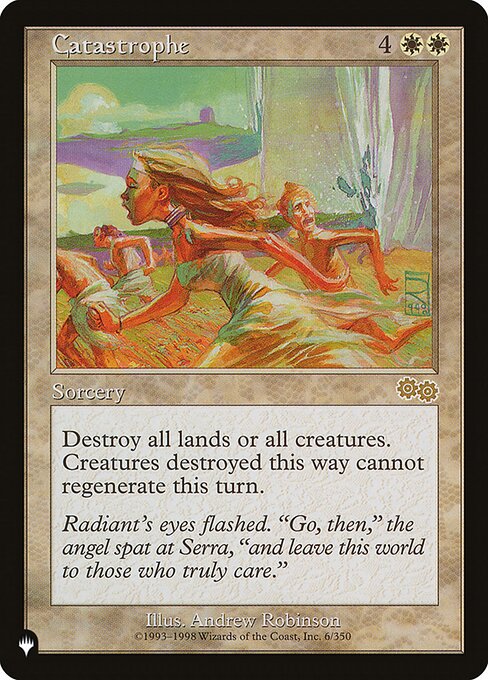 Catastrophe (The List) Heavy Play