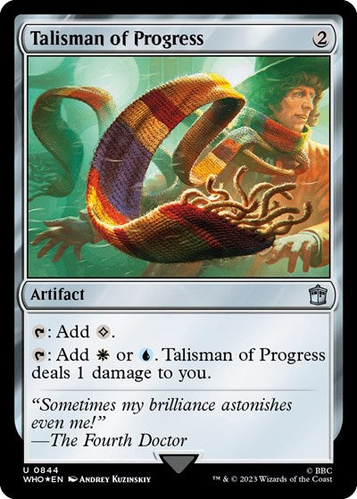 Talisman of Progress (Surge Foil) (Universes Beyond: Doctor Who) Light Play Foil