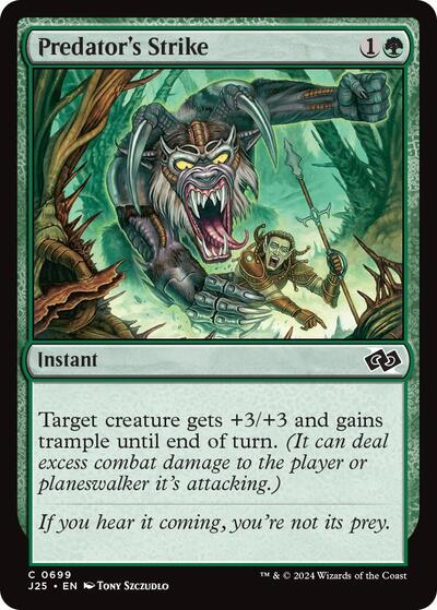 Predator's Strike (Foundations Jumpstart) Light Play
