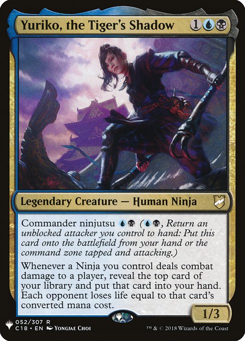 Yuriko, the Tiger's Shadow (Mystery Booster) Medium Play