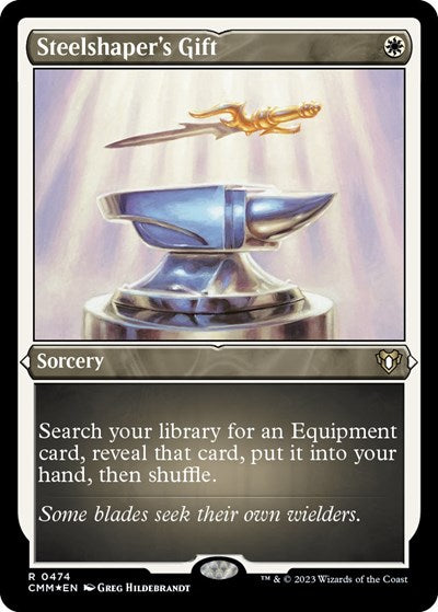 Steelshaper's Gift (Foil Etched) (Commander Masters) Near Mint Foil