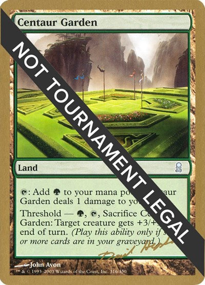 Centaur Garden - 2003 Dave Humpherys (ODY) (World Championship Decks) Light Play