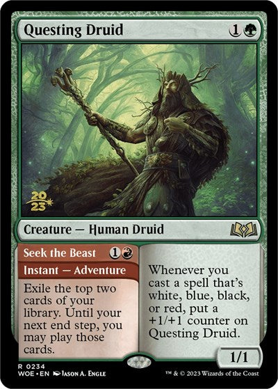Questing Druid (Promos: Prerelease Cards) Near Mint Foil
