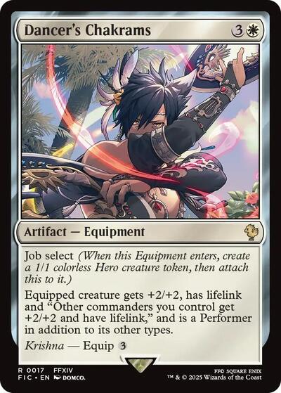 Dancer's Chakrams (Surge Foil) (Commander: FINAL FANTASY) Near Mint Foil