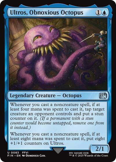 Ultros, Obnoxious Octopus (Universes Beyond: FINAL FANTASY) Light Play Foil