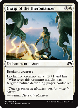 Grasp of the Hieromancer (Magic Origins) Heavy Play Foil