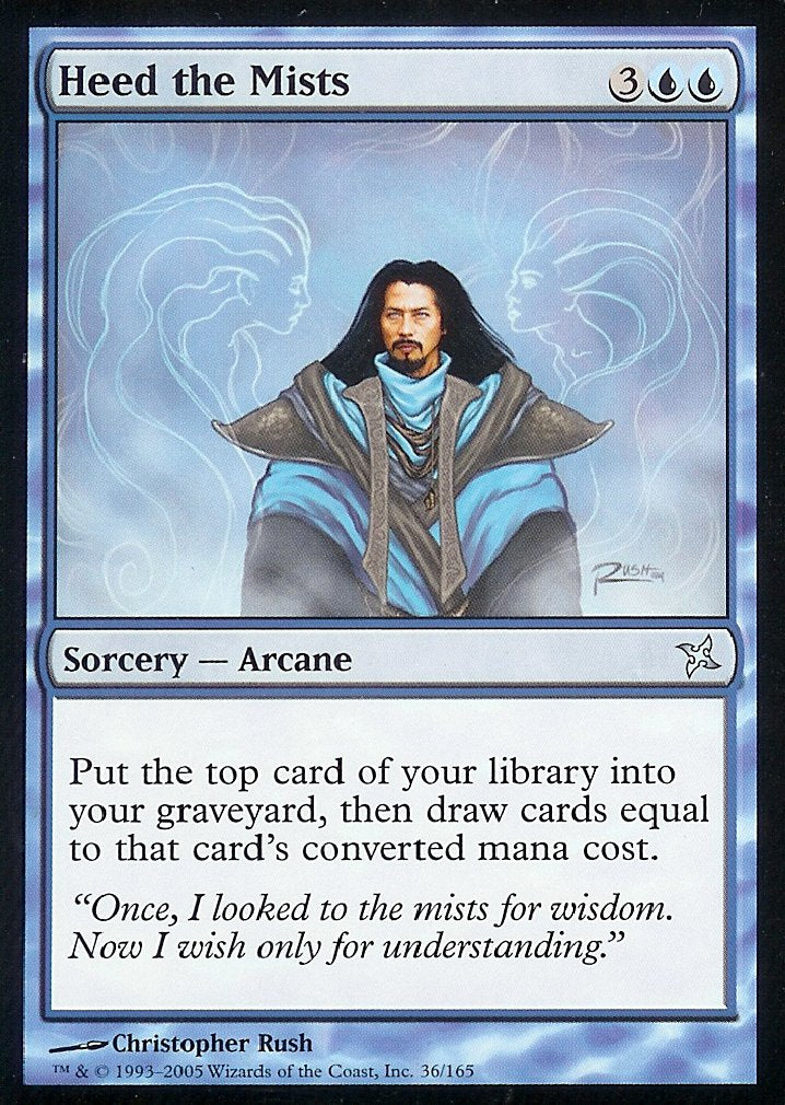 Heed the Mists (Betrayers of Kamigawa) Medium Play Foil