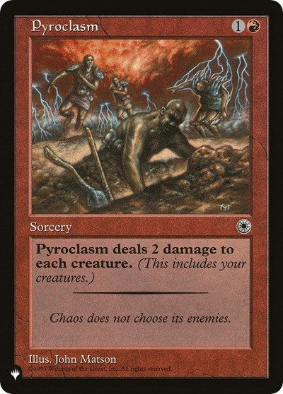 Pyroclasm (The List) Light Play