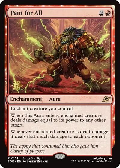 Pain for All (Promos: Prerelease Cards) Near Mint Foil