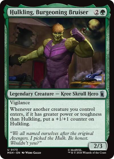 Hulkling Burgeoning Bruiser|24|0|0.00