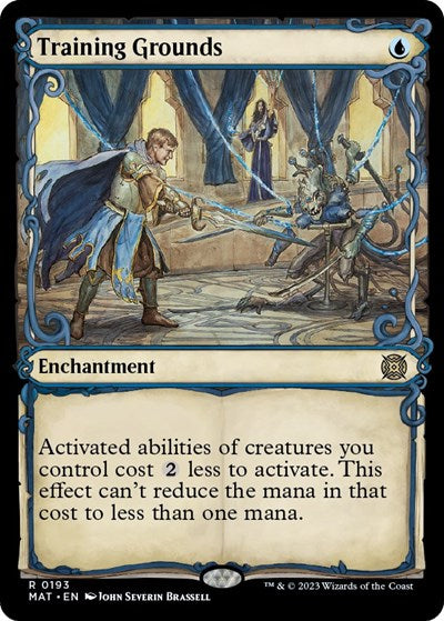 Training Grounds (Halo Foil) (March of the Machine: The Aftermath) Near Mint Foil