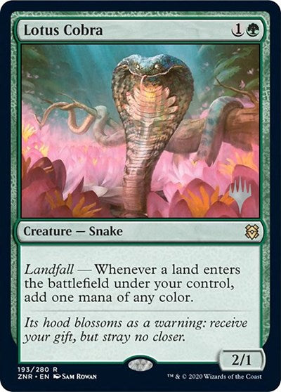 Lotus Cobra (Promo Pack: Zendikar Rising) Near Mint Foil