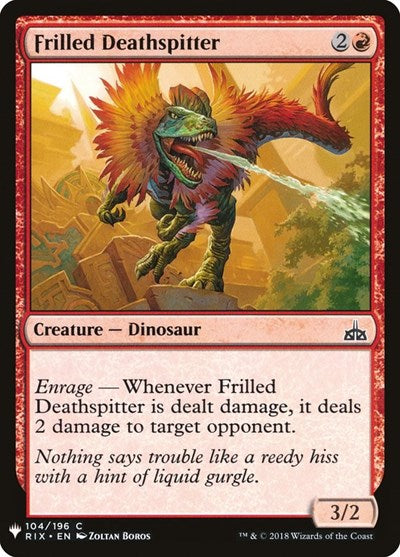 Frilled Deathspitter (Mystery Booster) Light Play