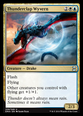 Thunderclap Wyvern (Eternal Masters) Near Mint Foil