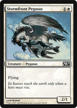 Stormfront Pegasus (Magic 2012 Core Set) Heavy Play