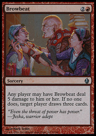 Browbeat (Premium Deck Series: Fire and Lightning) Near Mint Foil