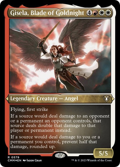 Gisela, Blade of Goldnight (Foil Etched) (Commander Masters) Near Mint Foil