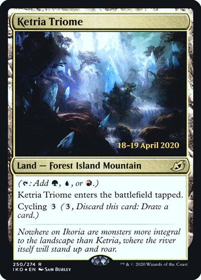 Ketria Triome (Promos: Prerelease Cards) Medium Play Foil