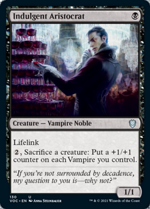 Indulgent Aristocrat (Commander 2021 Crimson Vow) Light Play