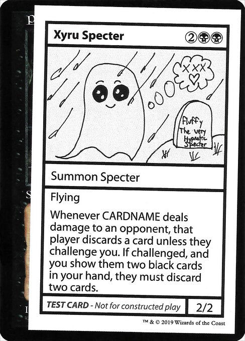 Xyru Specter (No PW Symbol) (Mystery Booster Test Print 2021) Near Mint