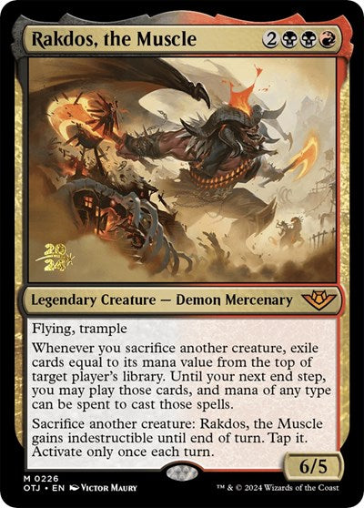 Rakdos, the Muscle (Promos: Prerelease Cards) Near Mint Foil