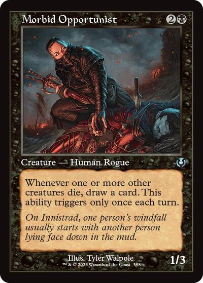 Morbid Opportunist (Retro Frame) (Innistrad Remastered) Near Mint