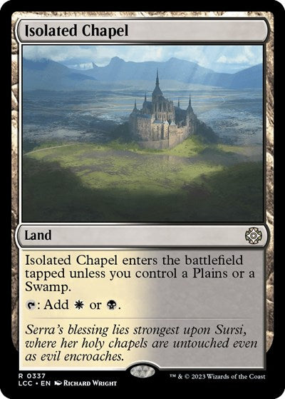 Isolated Chapel (Commander: The Lost Caverns of Ixalan) Light Play