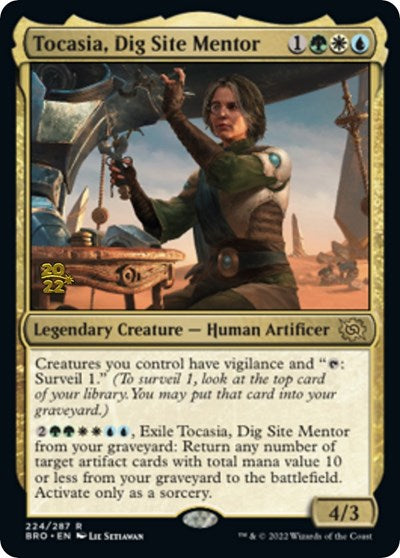 Tocasia, Dig Site Mentor (Promos: Prerelease Cards) Near Mint Foil