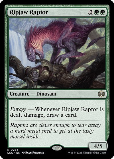 Ripjaw Raptor (Commander: The Lost Caverns of Ixalan) Medium Play