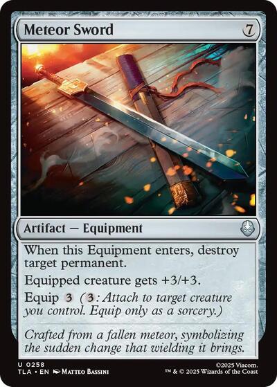 Meteor Sword (Avatar: The Last Airbender) Near Mint