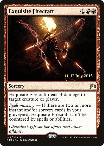Exquisite Firecraft (Promos: Prerelease Cards) Near Mint Foil