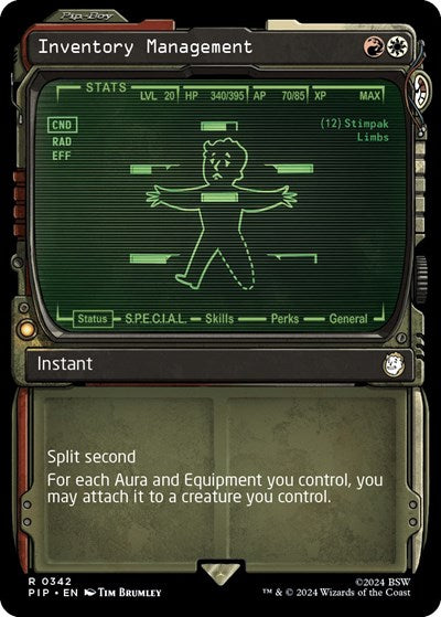 Inventory Management (Showcase) (Universes Beyond: Fallout) Near Mint