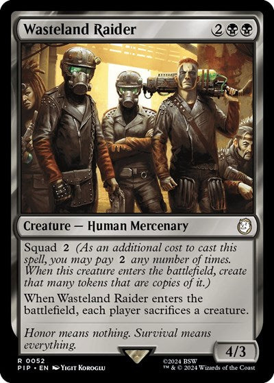 Wasteland Raider (Universes Beyond: Fallout) Light Play Foil