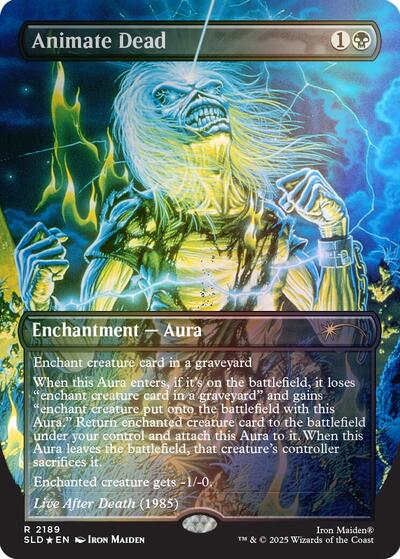 Animate Dead (Rainbow Foil) (Secret Lair) Light Play Foil