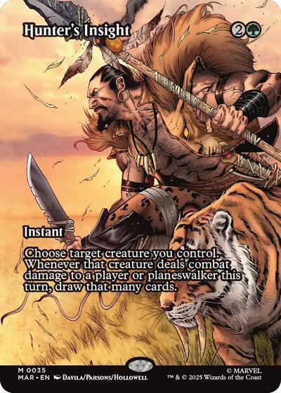 Hunter's Insight (Borderless) (Marvel Eternal-Legal) Near Mint Foil