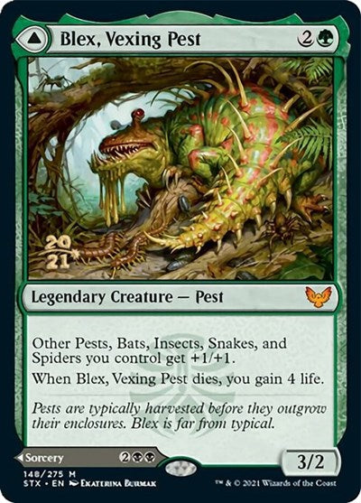 Blex, Vexing Pest (Promos: Prerelease Cards) Medium Play Foil