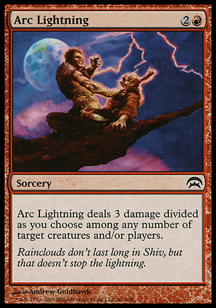 Arc Lightning (Planechase) Damaged / Poor