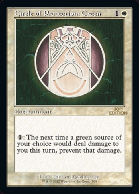 Circle of Protection Green Retro Frame|0|0|0.00