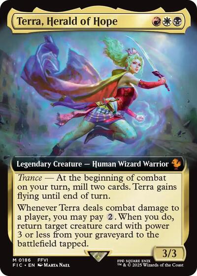 Terra, Herald of Hope (Extended Art) (Commander: FINAL FANTASY) Near Mint Foil