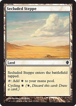 Secluded Steppe (Commander 2013 Edition) Light Play