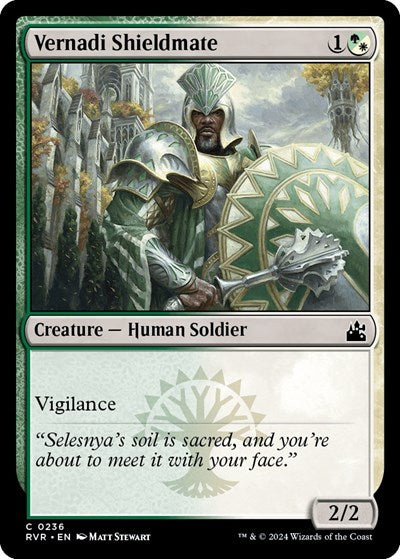 Vernadi Shieldmate (Ravnica Remastered) Light Play