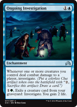 Ongoing Investigation (Shadows Over Innistrad) Medium Play Foil