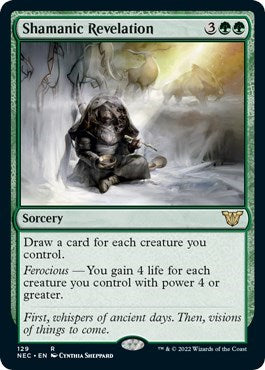 Shamanic Revelation (Commander: Kamigawa: Neon Dynasty) Light Play