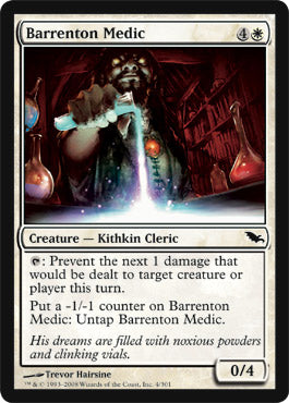 Barrenton Medic (Shadowmoor) Light Play Foil