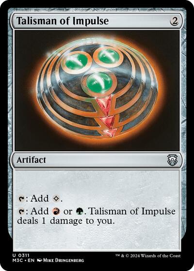 Talisman of Impulse (Commander: Modern Horizons 3) Light Play