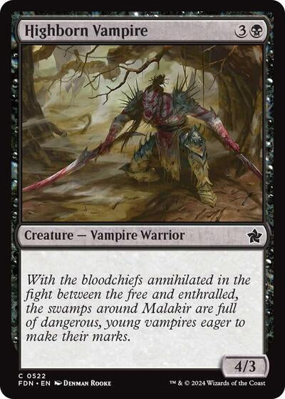 Highborn Vampire (Foundations) Near Mint